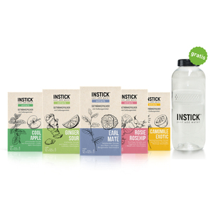 INSTICK Extracts Bundle 5 Sorten + Tritan Trinkflasche 0,5 L gratis