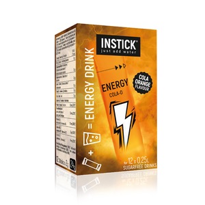 INSTICK Energy Getrnkepulver Cola-Orange Geschmack