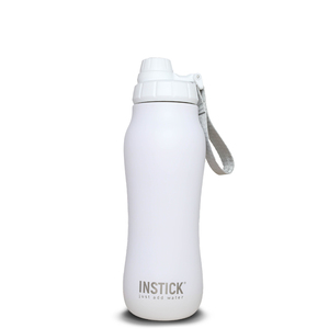 Isolierflasche aus Edelstahl 0,7 L / 1,2 L Fassungsvermgen - White